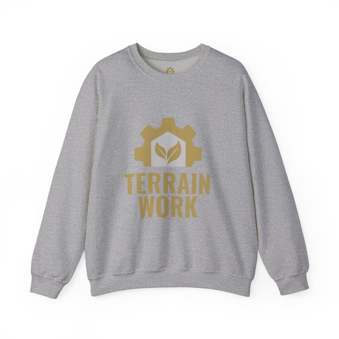 Grey Terrainwork crewneck with front logo