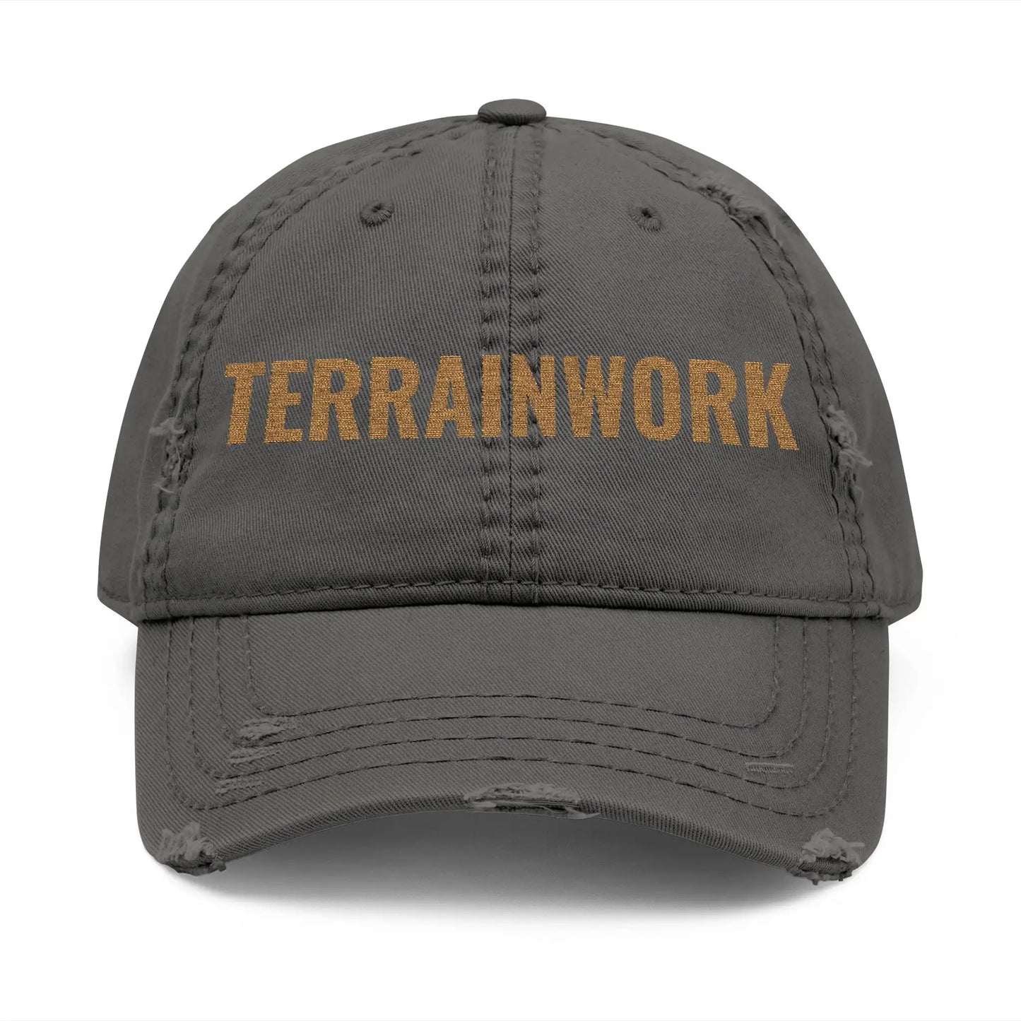 Distressed Dad Hat – TERRAINWORK Edition