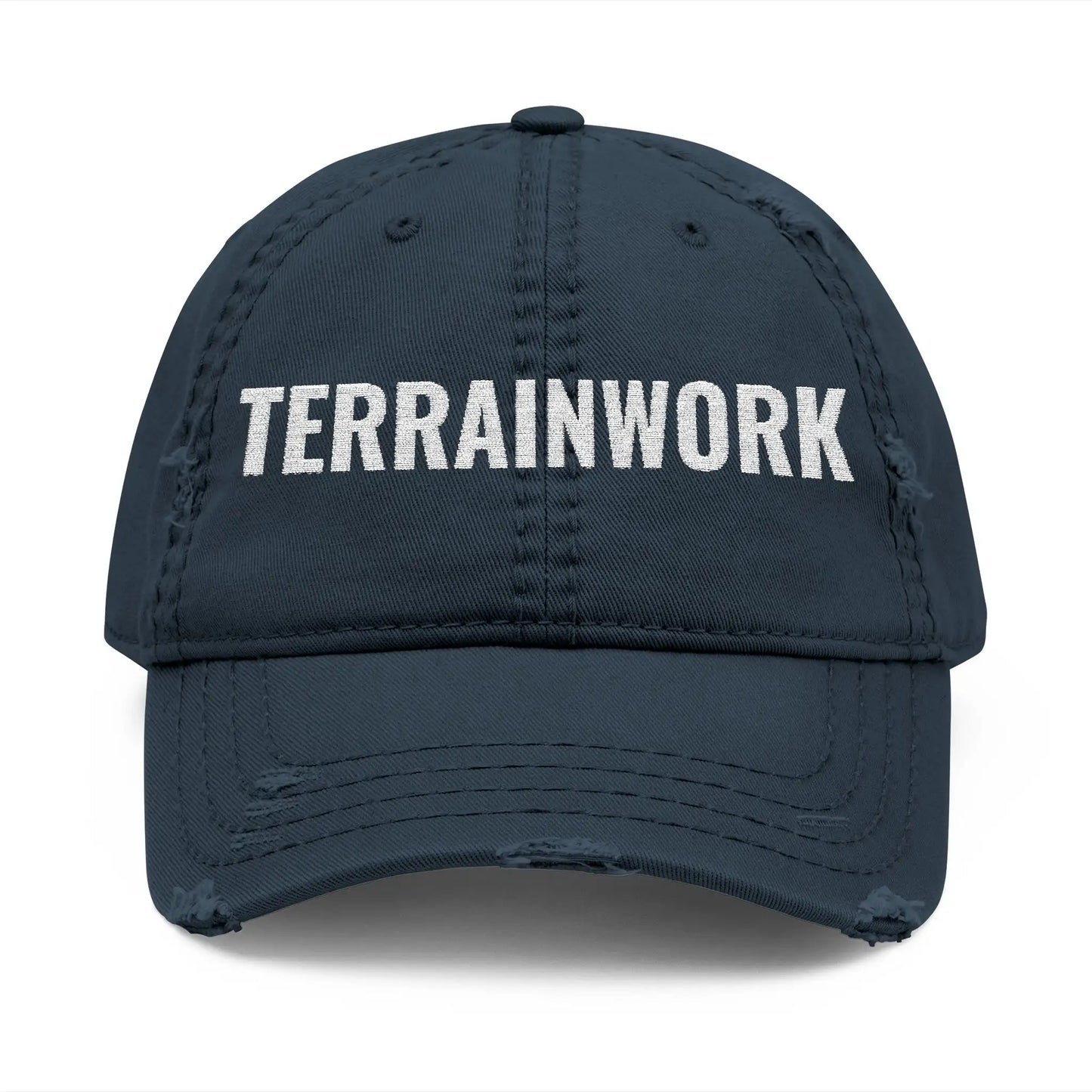 Distressed Dad Hat – TERRAINWORK Edition