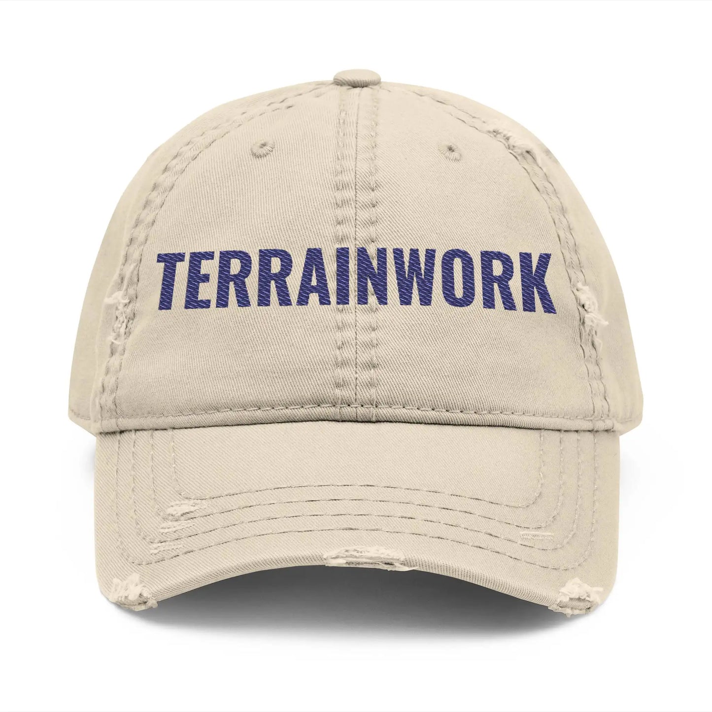 Distressed Dad Hat – TERRAINWORK Edition